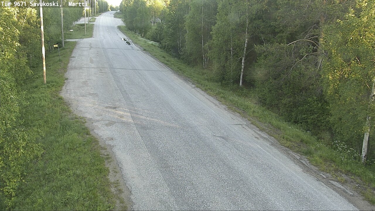 Weather Camera Image Road 9671 Savukoski, Martti, Savukoski, Lappi