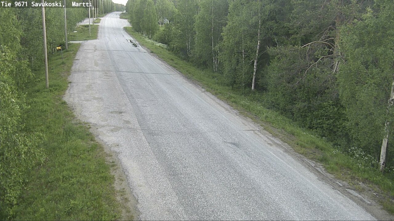 Weather Camera Image Road 9671 Savukoski, Martti, Savukoski, Lappi