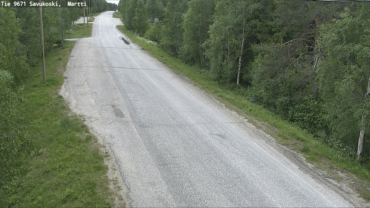 Weather Camera Image Road 9671 Savukoski, Martti, Savukoski, Lappi