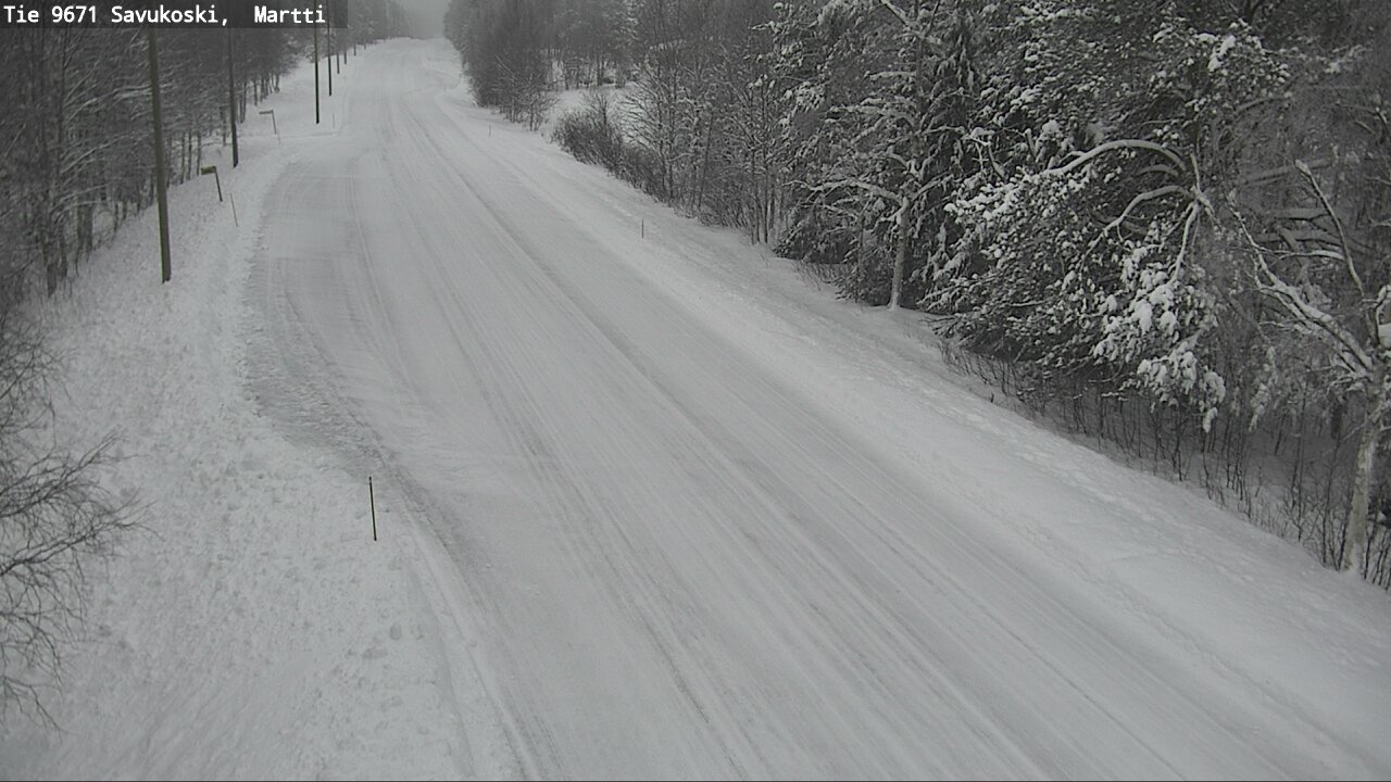 Weather Camera Image Väg 9671 Savukoski, Martti, Savukoski, Lappi