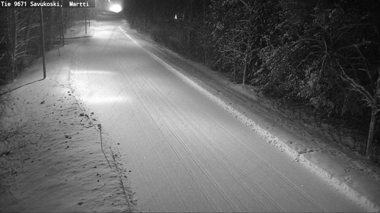 Weather Camera Image Väg 9671 Savukoski, Martti, Savukoski, Lappi
