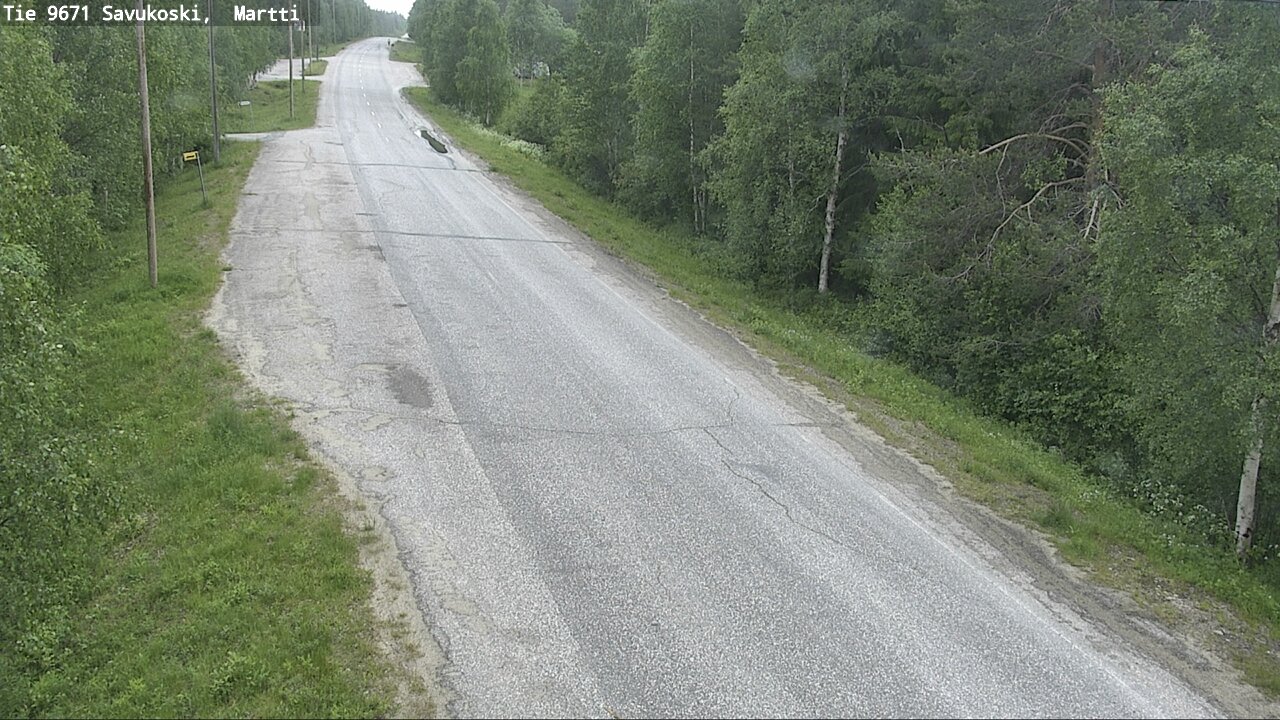 Weather Camera Image Road 9671 Savukoski, Martti, Savukoski, Lappi