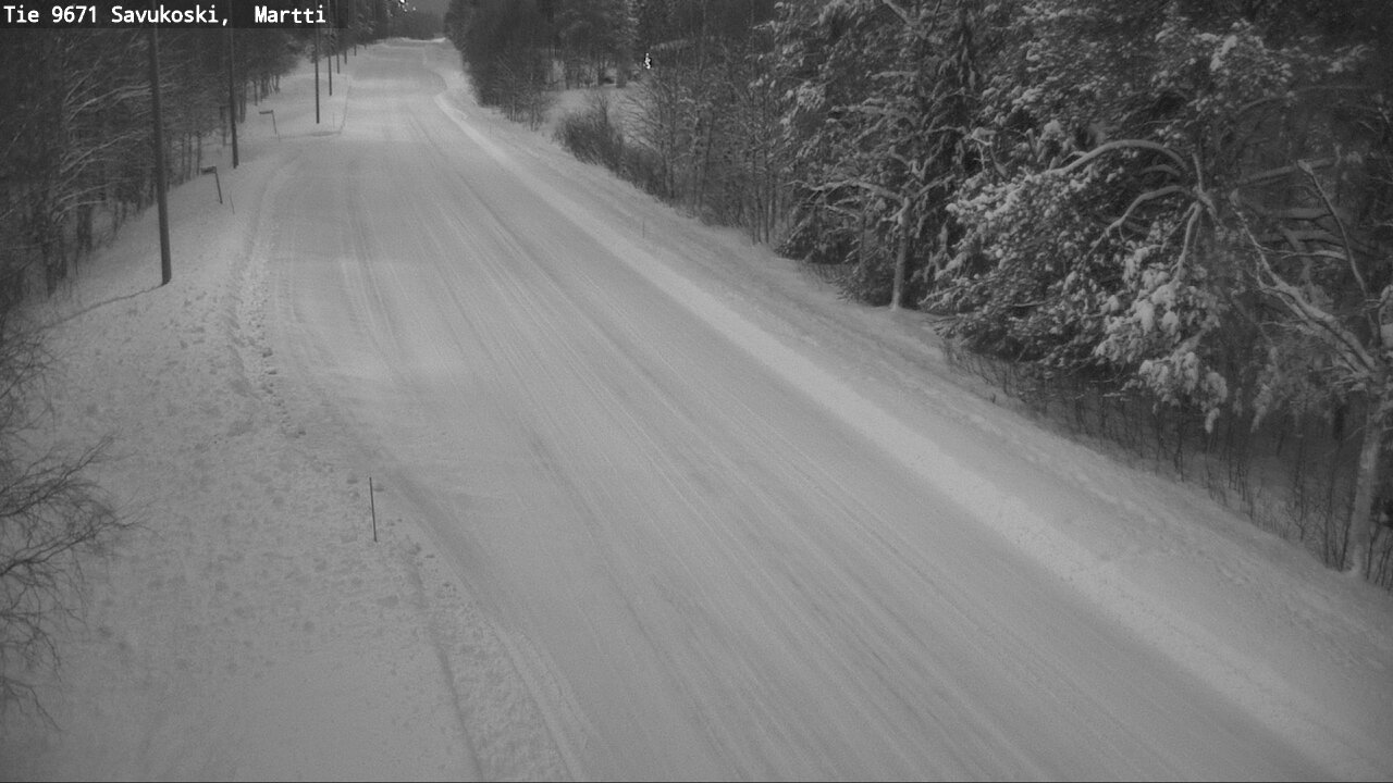 Weather Camera Image Väg 9671 Savukoski, Martti, Savukoski, Lappi