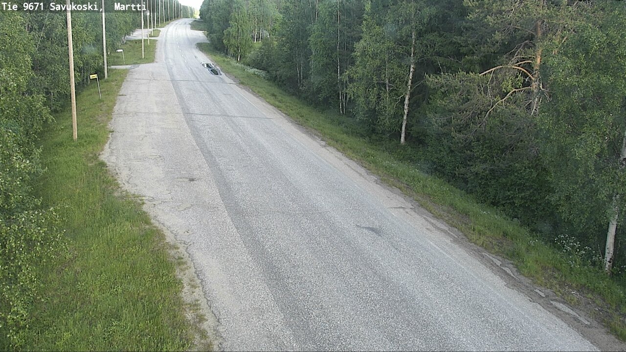 Weather Camera Image Road 9671 Savukoski, Martti, Savukoski, Lappi