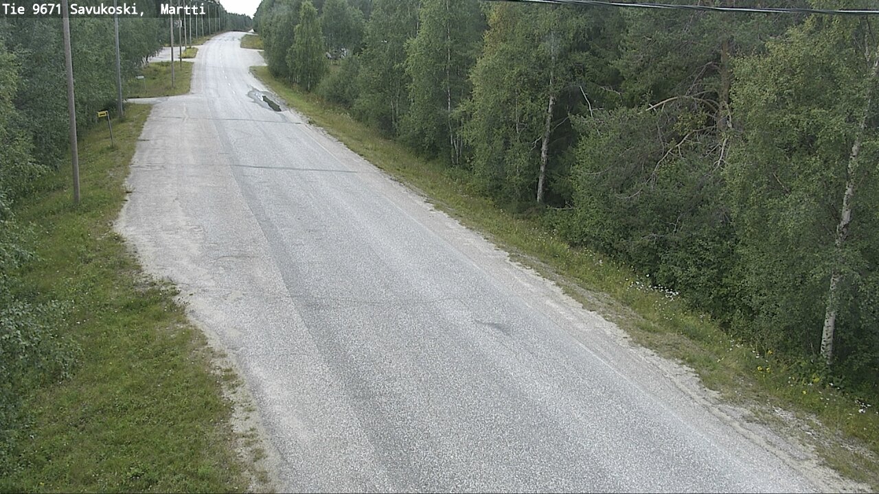 Weather Camera Image Road 9671 Savukoski, Martti, Savukoski, Lappi