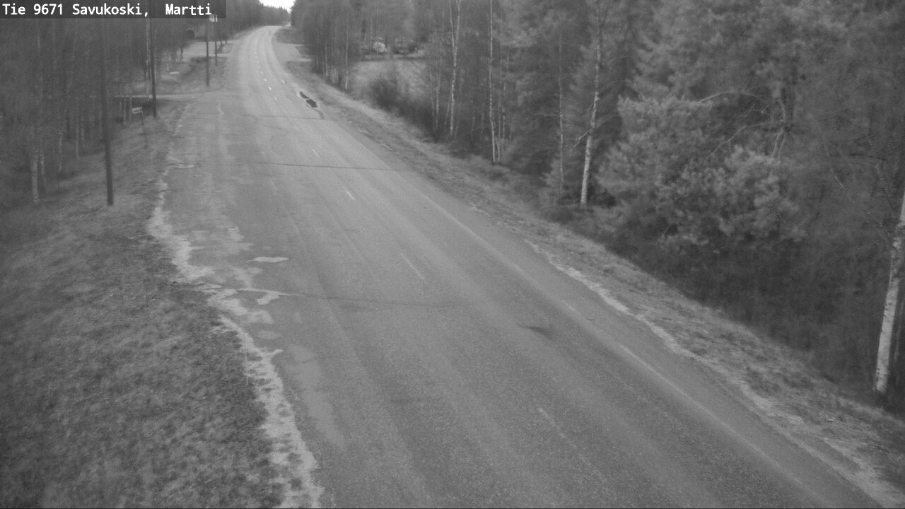 Weather Camera Image Väg 9671 Savukoski, Martti, Savukoski, Lappi