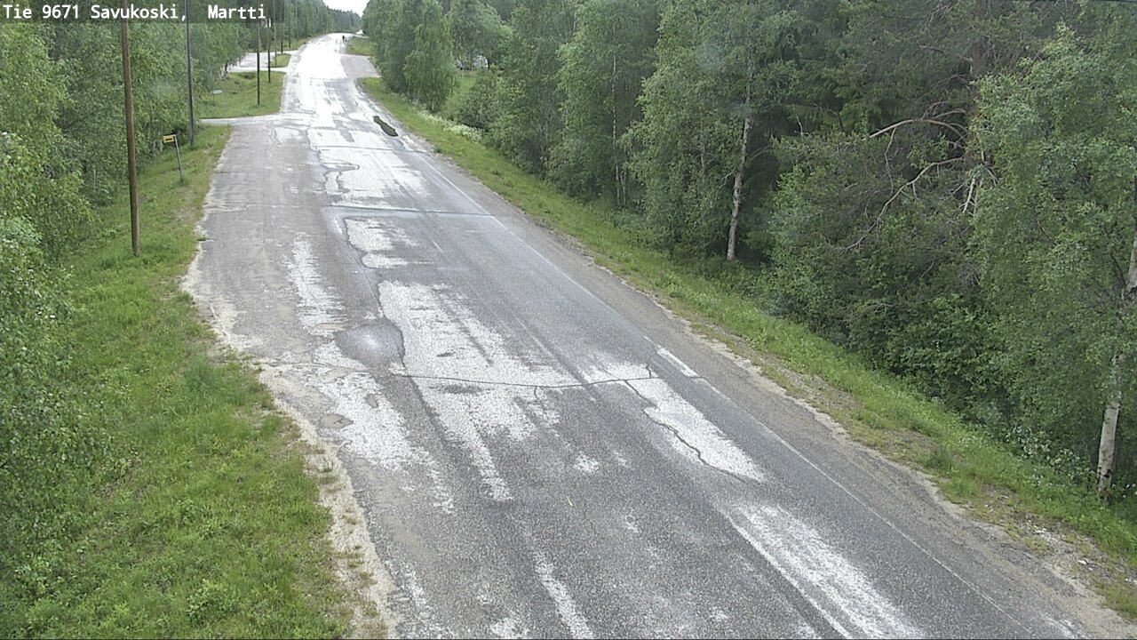 Weather Camera Image Road 9671 Savukoski, Martti, Savukoski, Lappi