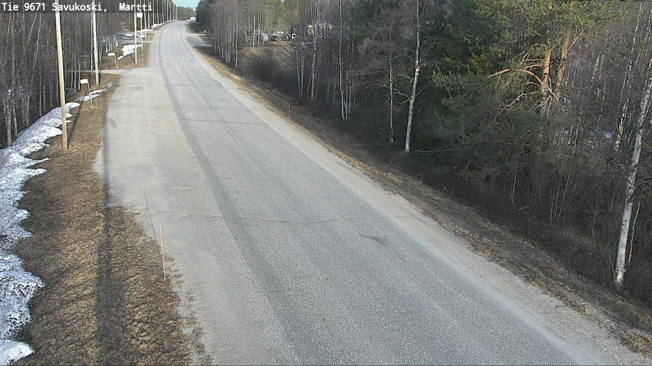 Weather Camera Image Road 9671 Savukoski, Martti, Savukoski, Lappi