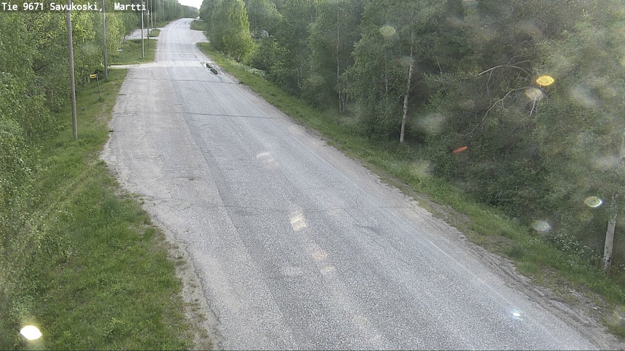 Weather Camera Image Road 9671 Savukoski, Martti, Savukoski, Lappi