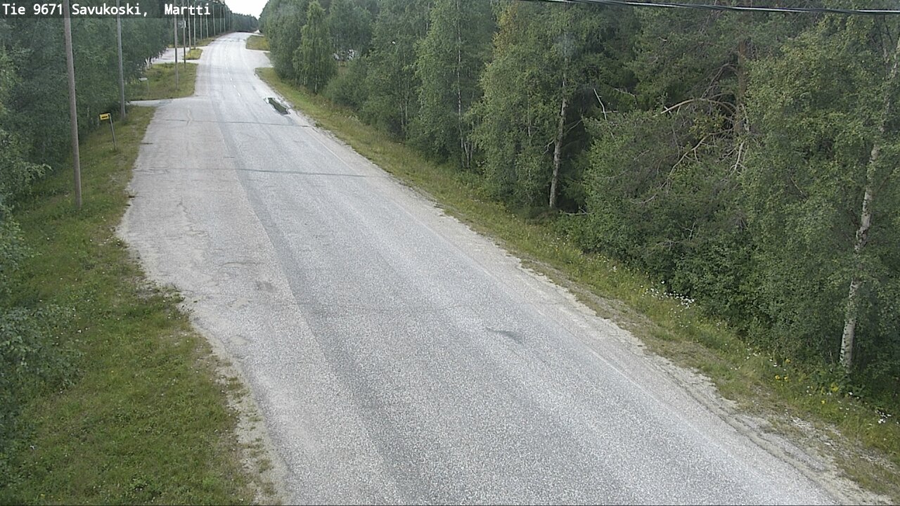 Weather Camera Image Road 9671 Savukoski, Martti, Savukoski, Lappi