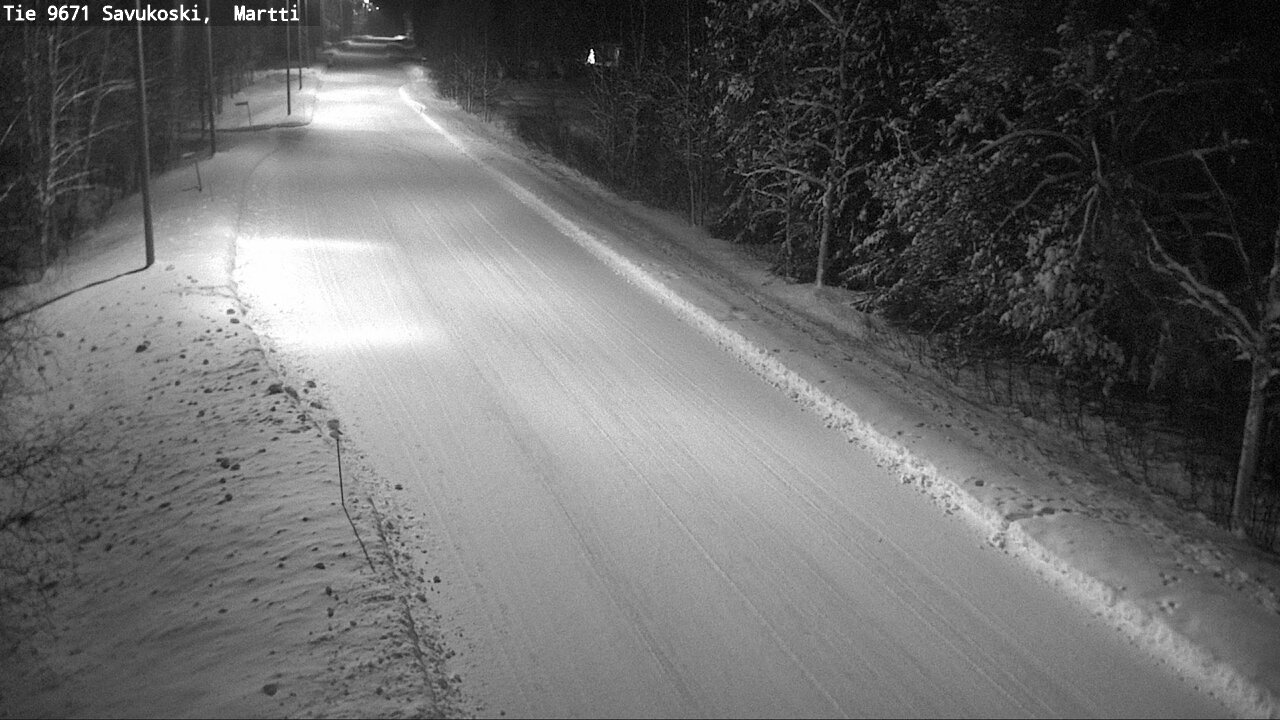 Weather Camera Image Väg 9671 Savukoski, Martti, Savukoski, Lappi