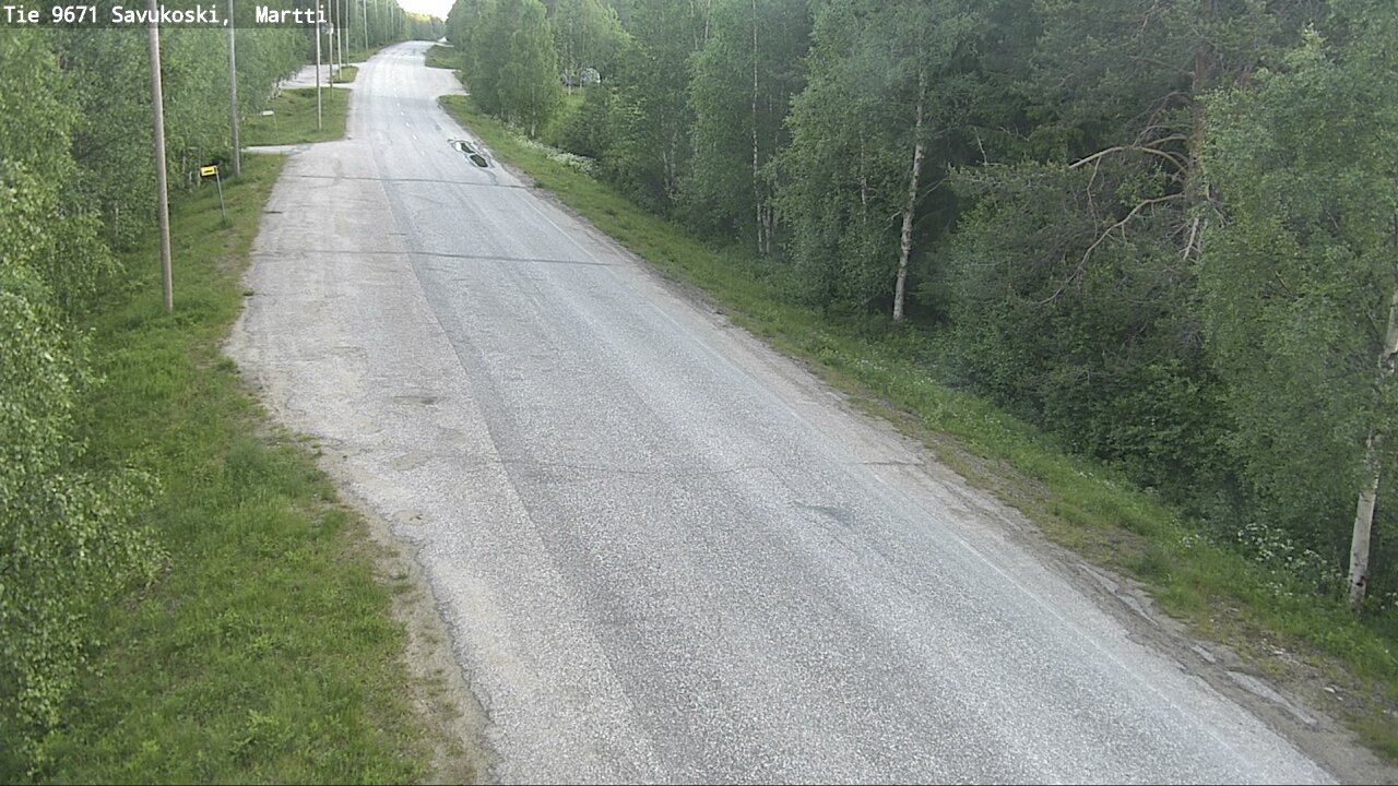 Weather Camera Image Road 9671 Savukoski, Martti, Savukoski, Lappi