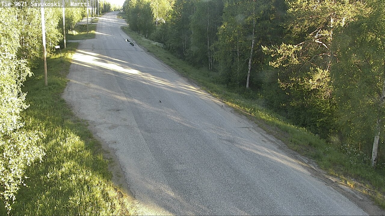 Weather Camera Image Road 9671 Savukoski, Martti, Savukoski, Lappi