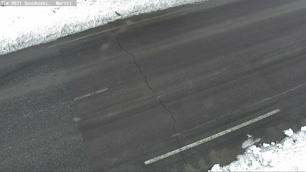Weather Camera Image Väg 9671 Savukoski, Martti, Savukoski, Lappi