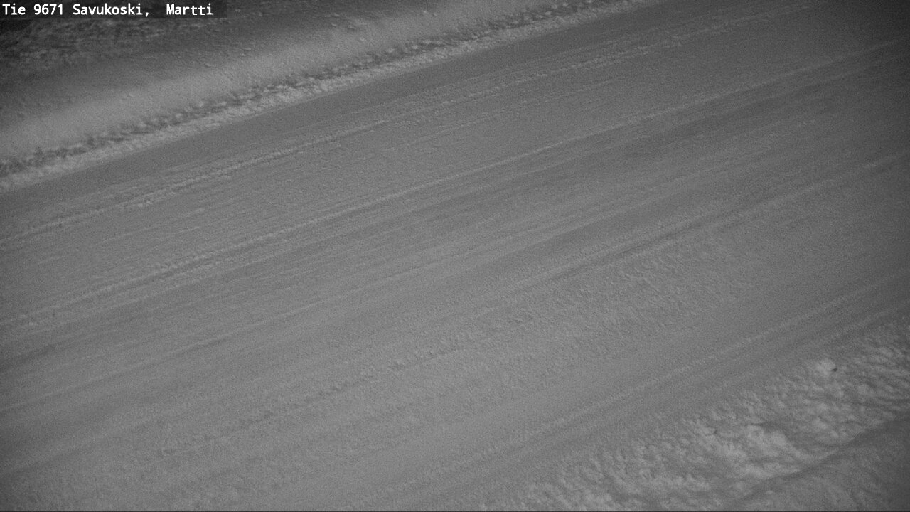 Weather Camera Image Väg 9671 Savukoski, Martti, Savukoski, Lappi