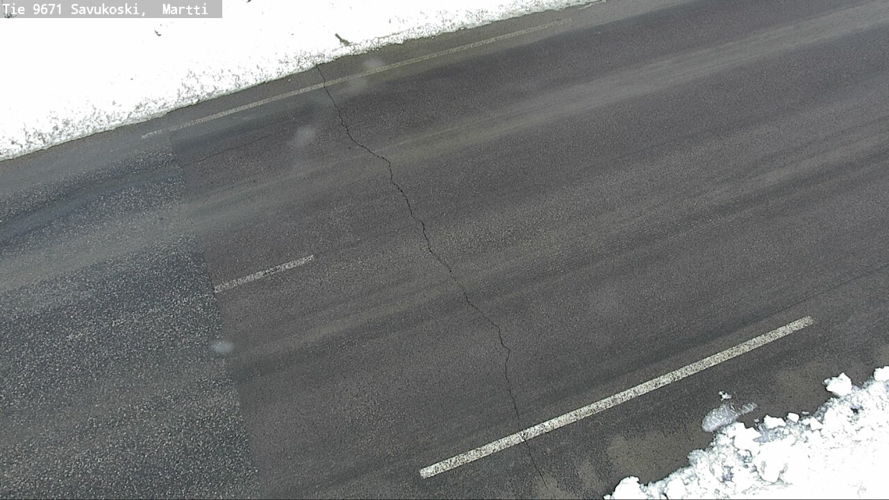 Weather Camera Image Väg 9671 Savukoski, Martti, Savukoski, Lappi