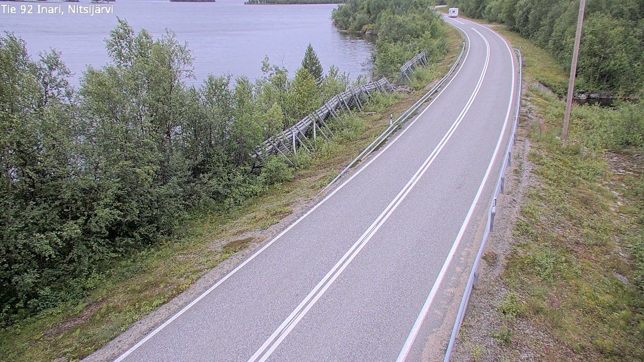 Kelikamerat Kuva Tie 92 Inari, Nitsijärvi, Inari, Lappi