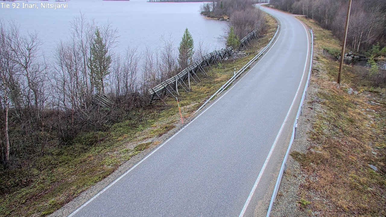 Kelikamerat Kuva Tie 92 Inari, Nitsijärvi, Inari, Lappi
