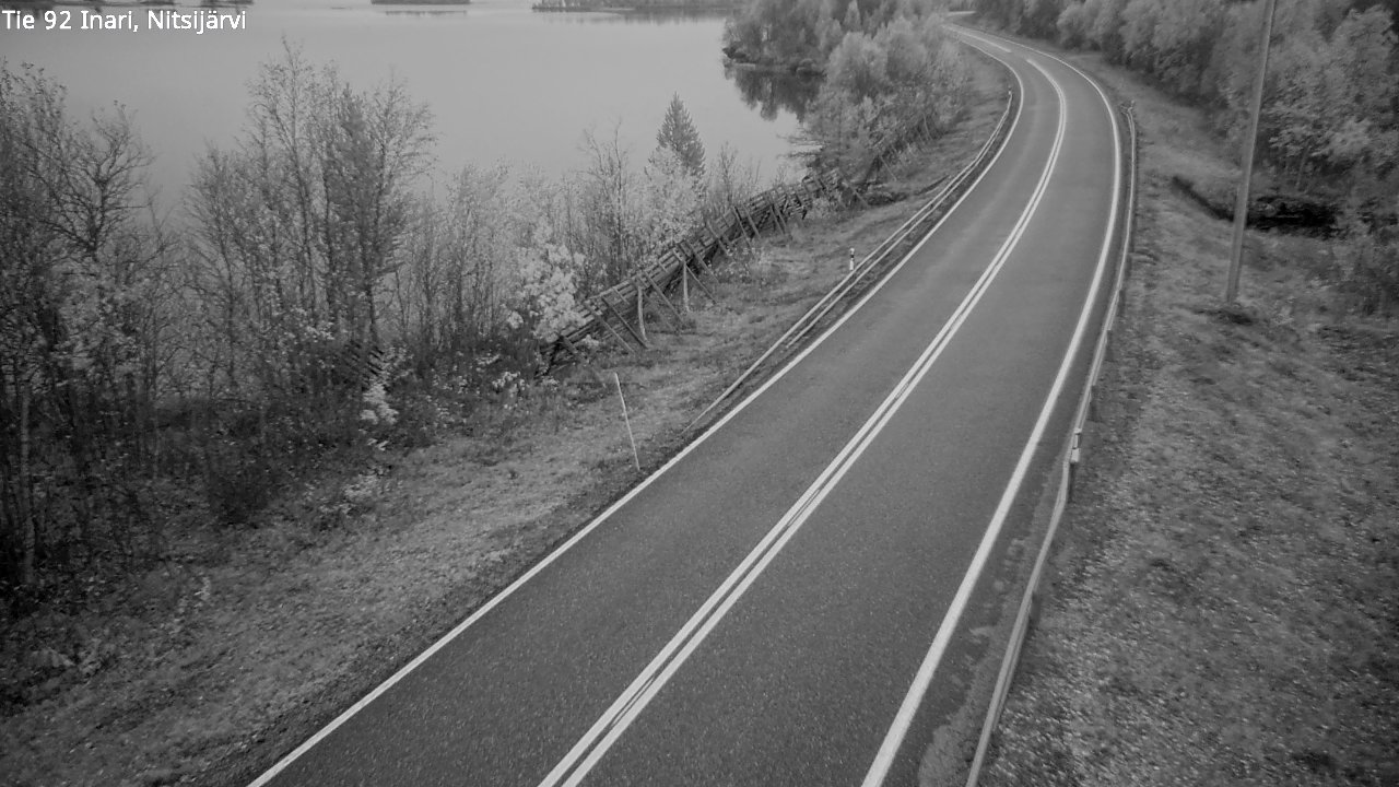 Kelikamerat Kuva Tie 92 Inari, Nitsijärvi, Inari, Lappi