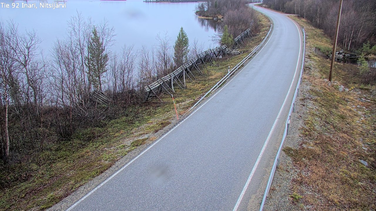 Kelikamerat Kuva Tie 92 Inari, Nitsijärvi, Inari, Lappi