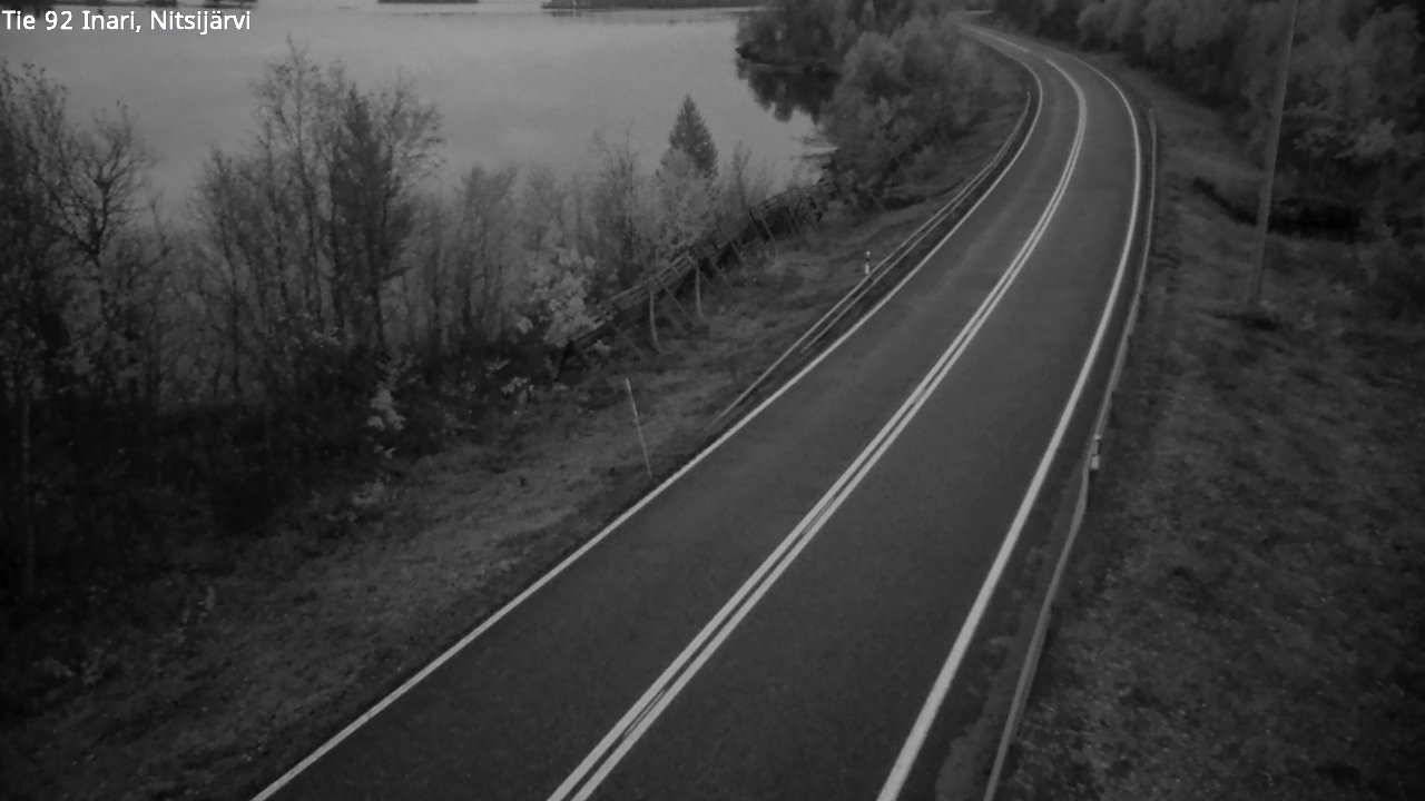 Kelikamerat Kuva Tie 92 Inari, Nitsijärvi, Inari, Lappi
