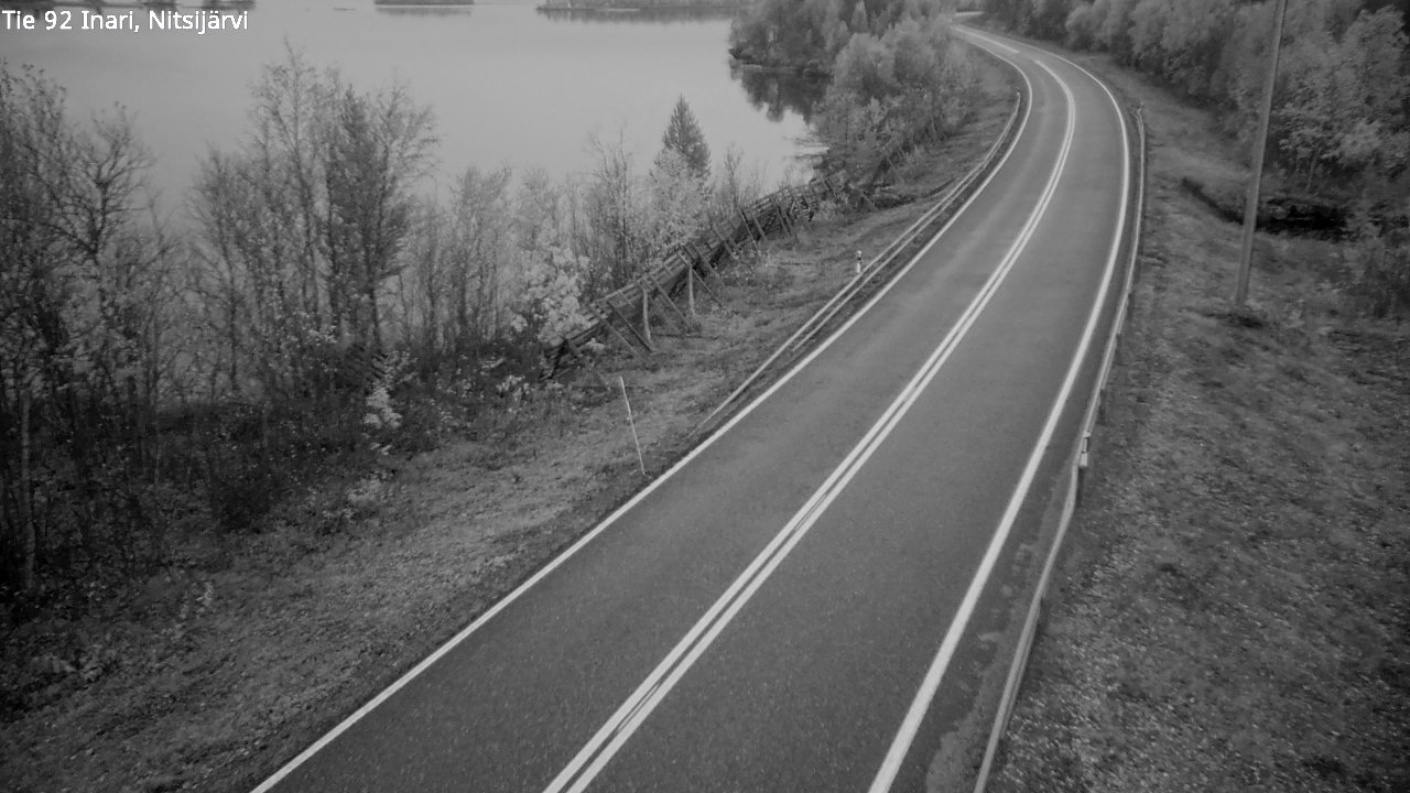 Kelikamerat Kuva Tie 92 Inari, Nitsijärvi, Inari, Lappi