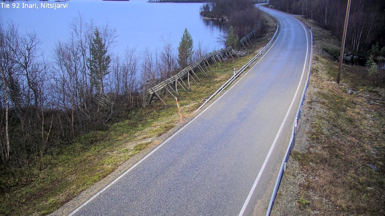Kelikamerat Kuva Tie 92 Inari, Nitsijärvi, Inari, Lappi