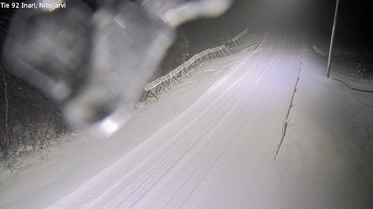 Weather Camera Image Road 92 Inari, Nitsijärvi, Inari, Lappi