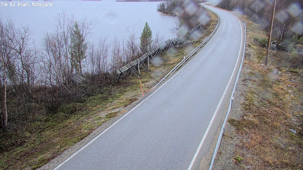 Kelikamerat Kuva Tie 92 Inari, Nitsijärvi, Inari, Lappi