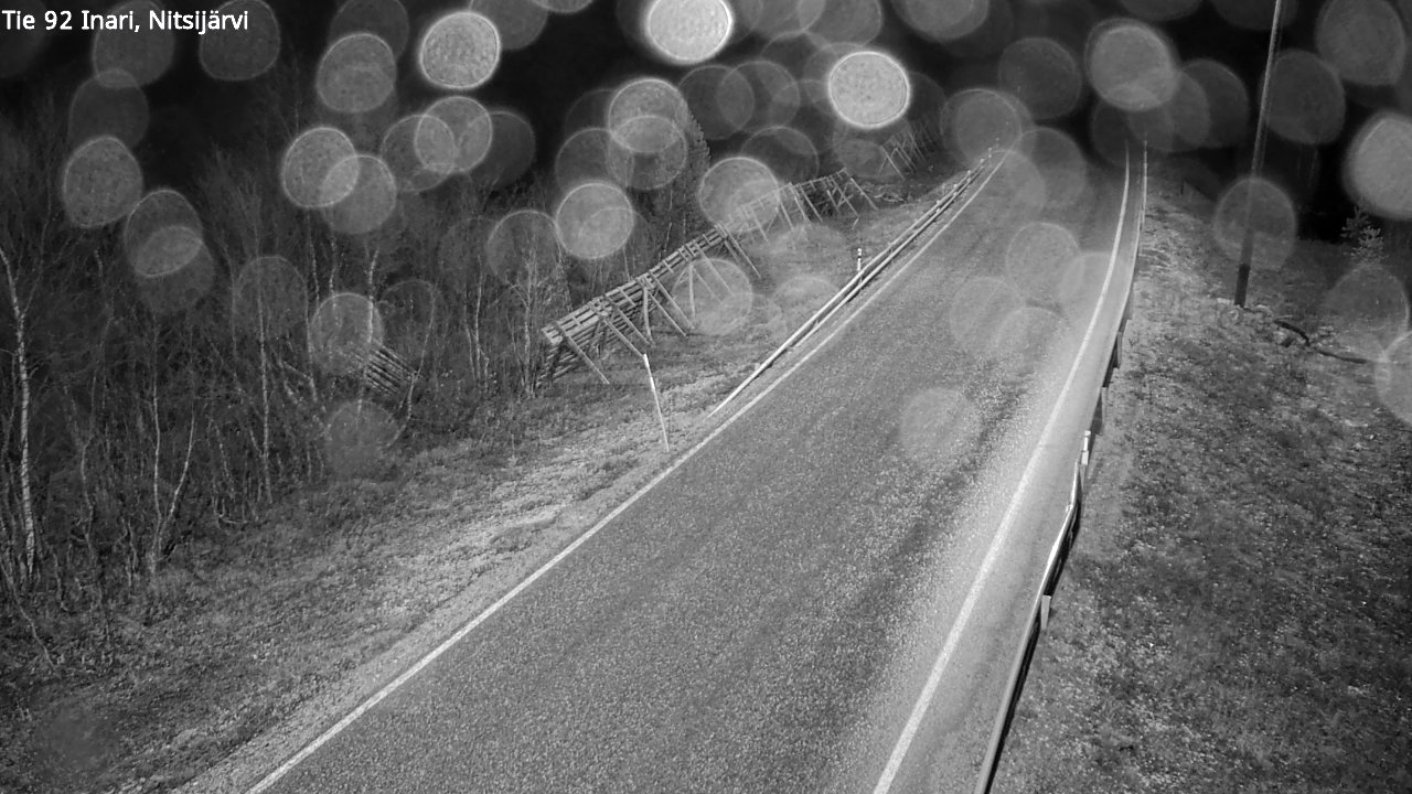 Kelikamerat Kuva Tie 92 Inari, Nitsijärvi, Inari, Lappi