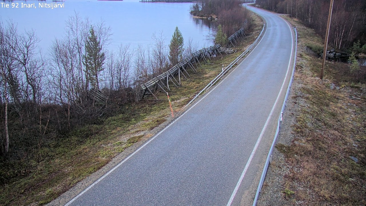 Kelikamerat Kuva Tie 92 Inari, Nitsijärvi, Inari, Lappi