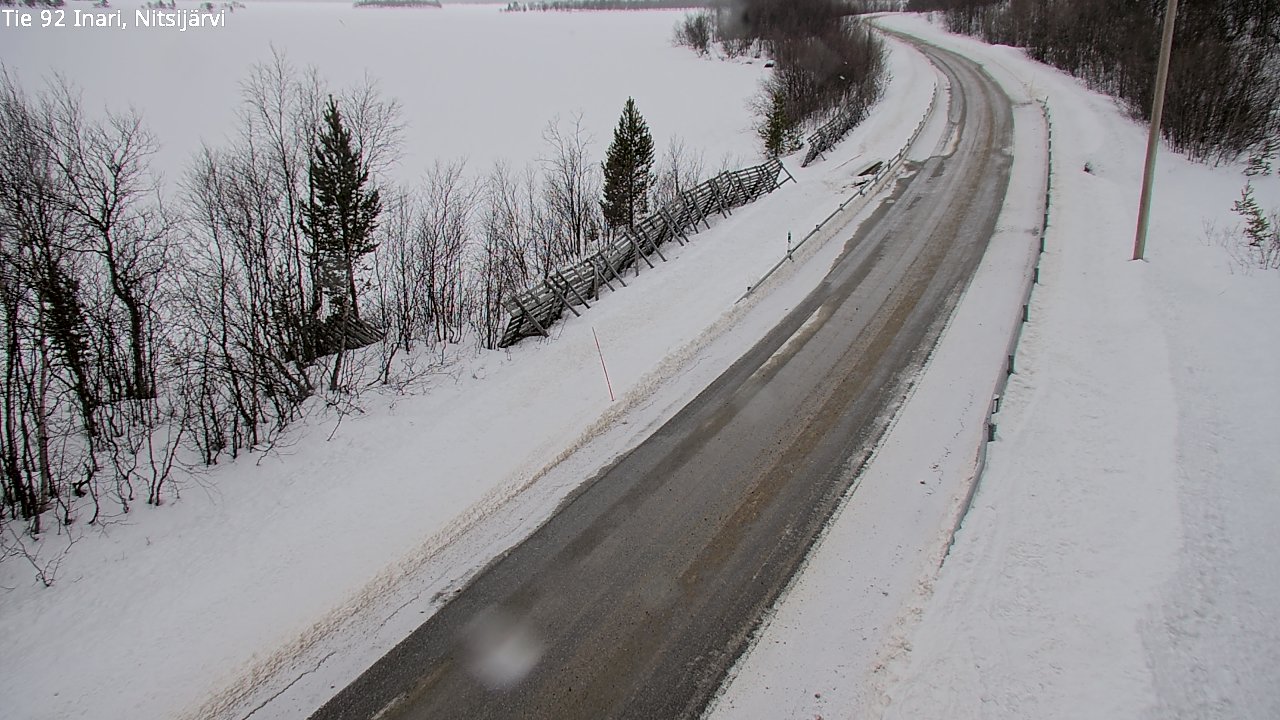 Kelikamerat Kuva Tie 92 Inari, Nitsijärvi, Inari, Lappi