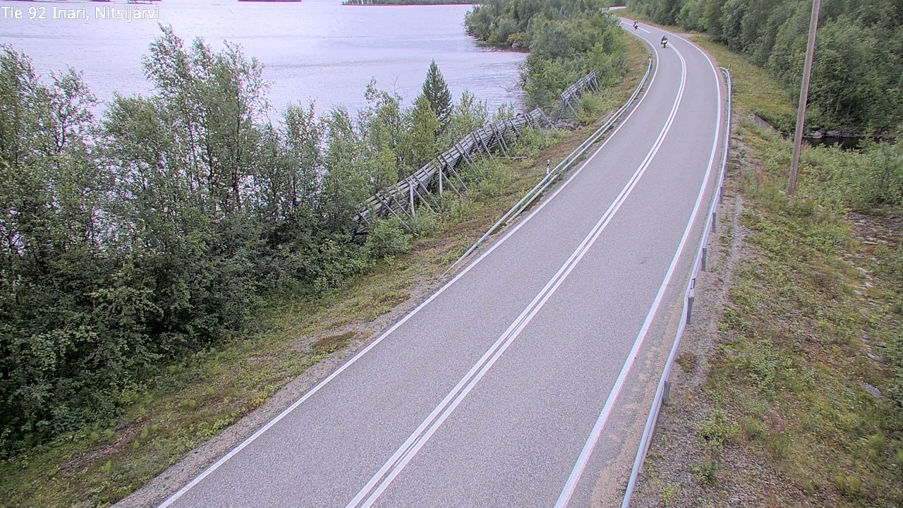 Kelikamerat Kuva Tie 92 Inari, Nitsijärvi, Inari, Lappi