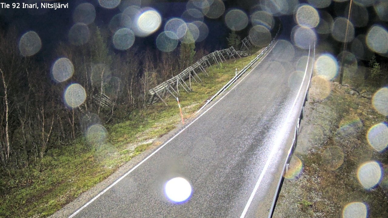 Kelikamerat Kuva Tie 92 Inari, Nitsijärvi, Inari, Lappi