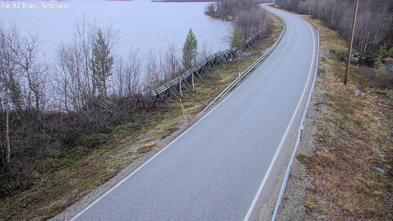 Kelikamerat Kuva Tie 92 Inari, Nitsijärvi, Inari, Lappi