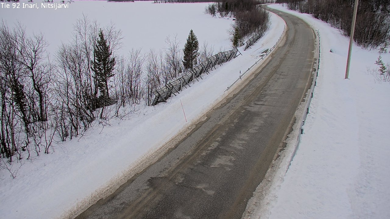 Kelikamerat Kuva Tie 92 Inari, Nitsijärvi, Inari, Lappi