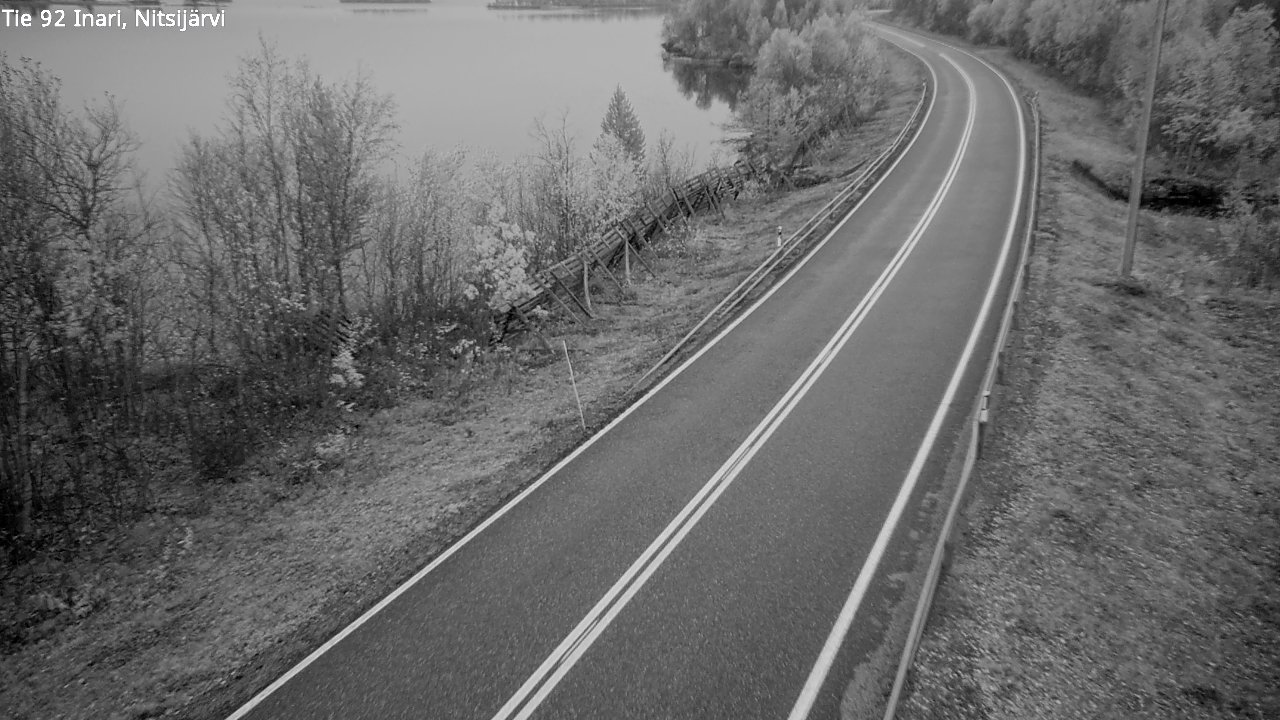Kelikamerat Kuva Tie 92 Inari, Nitsijärvi, Inari, Lappi