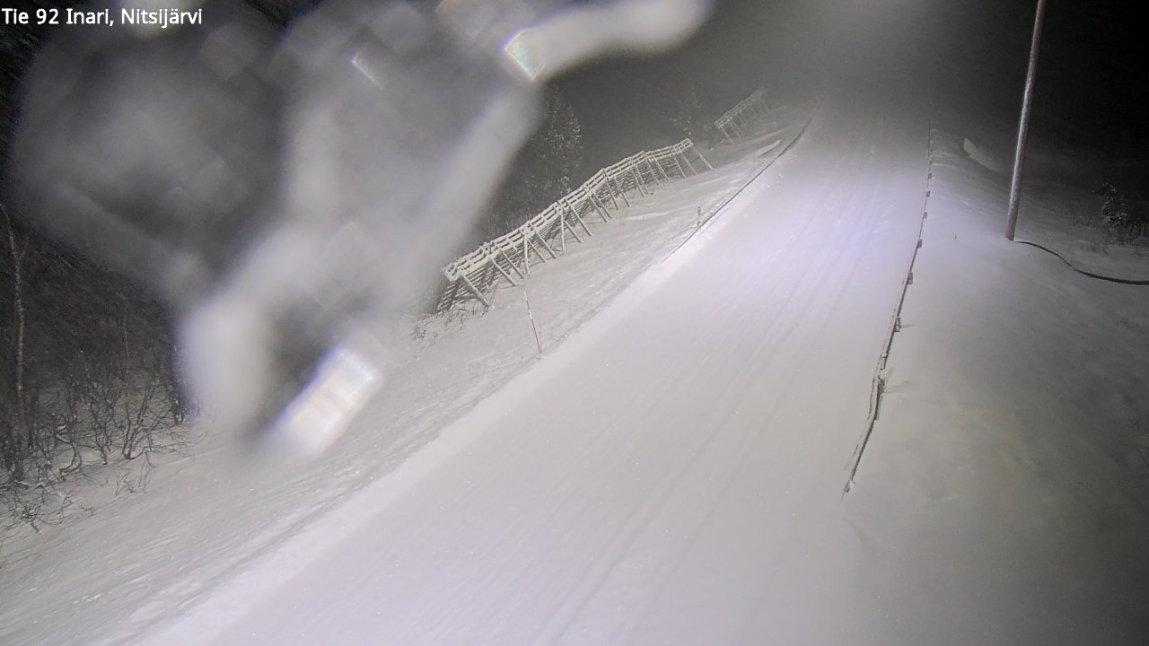 Weather Camera Image Road 92 Inari, Nitsijärvi, Inari, Lappi