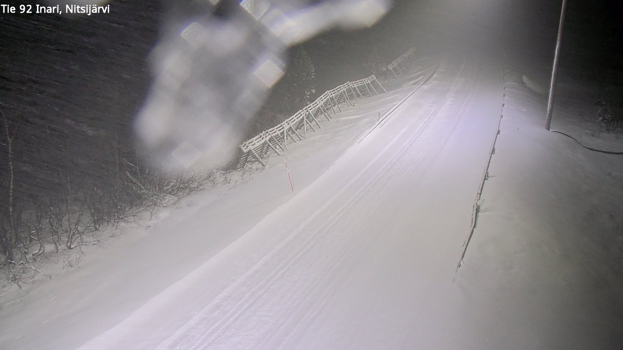 Weather Camera Image Road 92 Inari, Nitsijärvi, Inari, Lappi