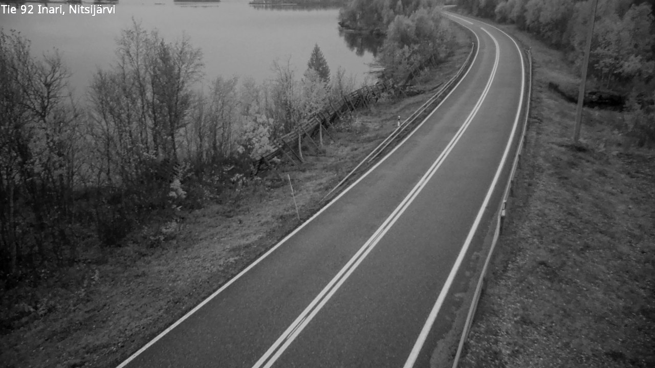 Kelikamerat Kuva Tie 92 Inari, Nitsijärvi, Inari, Lappi