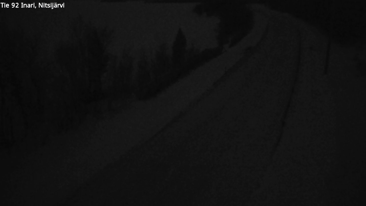 Kelikamerat Kuva Tie 92 Inari, Nitsijärvi, Inari, Lappi