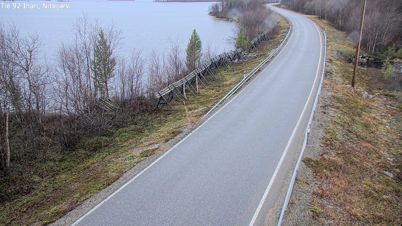 Kelikamerat Kuva Tie 92 Inari, Nitsijärvi, Inari, Lappi