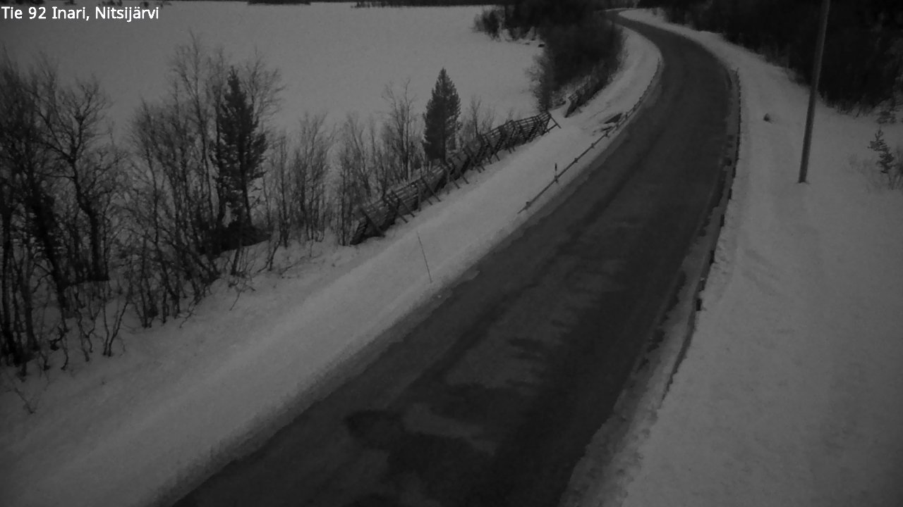 Kelikamerat Kuva Tie 92 Inari, Nitsijärvi, Inari, Lappi