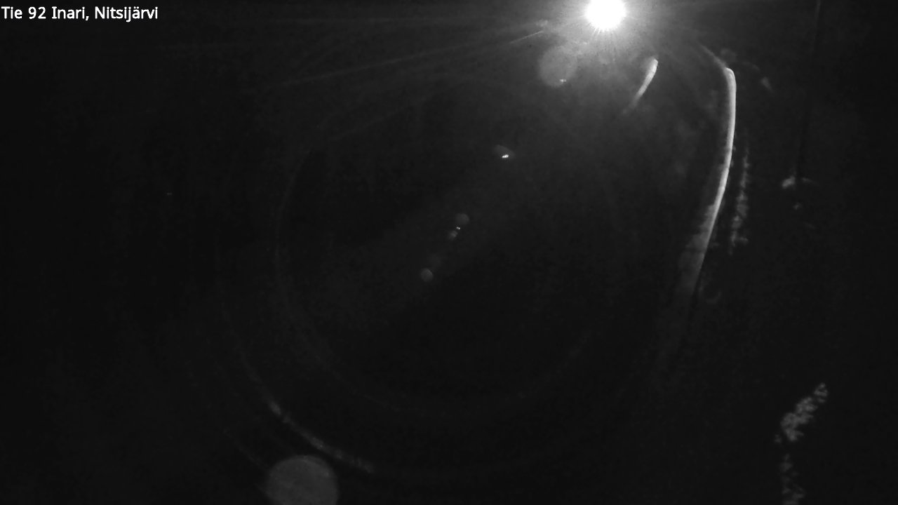 Kelikamerat Kuva Tie 92 Inari, Nitsijärvi, Inari, Lappi