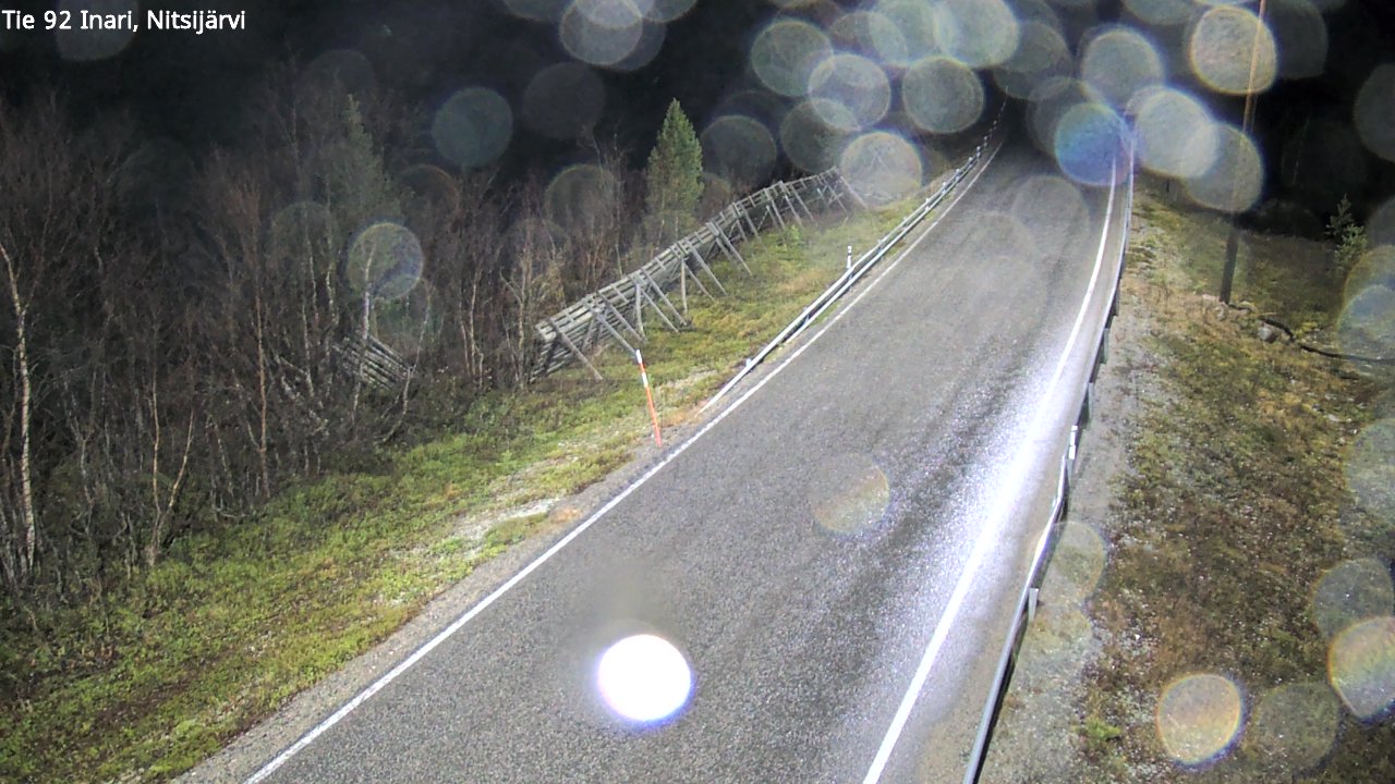 Kelikamerat Kuva Tie 92 Inari, Nitsijärvi, Inari, Lappi