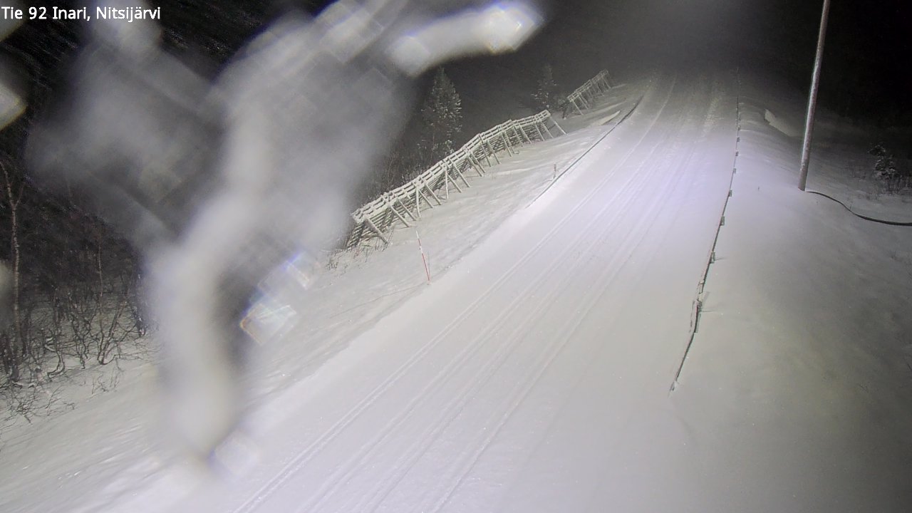 Weather Camera Image Road 92 Inari, Nitsijärvi, Inari, Lappi