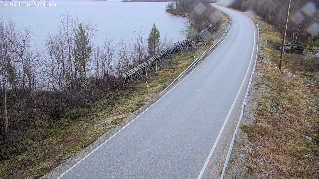 Kelikamerat Kuva Tie 92 Inari, Nitsijärvi, Inari, Lappi