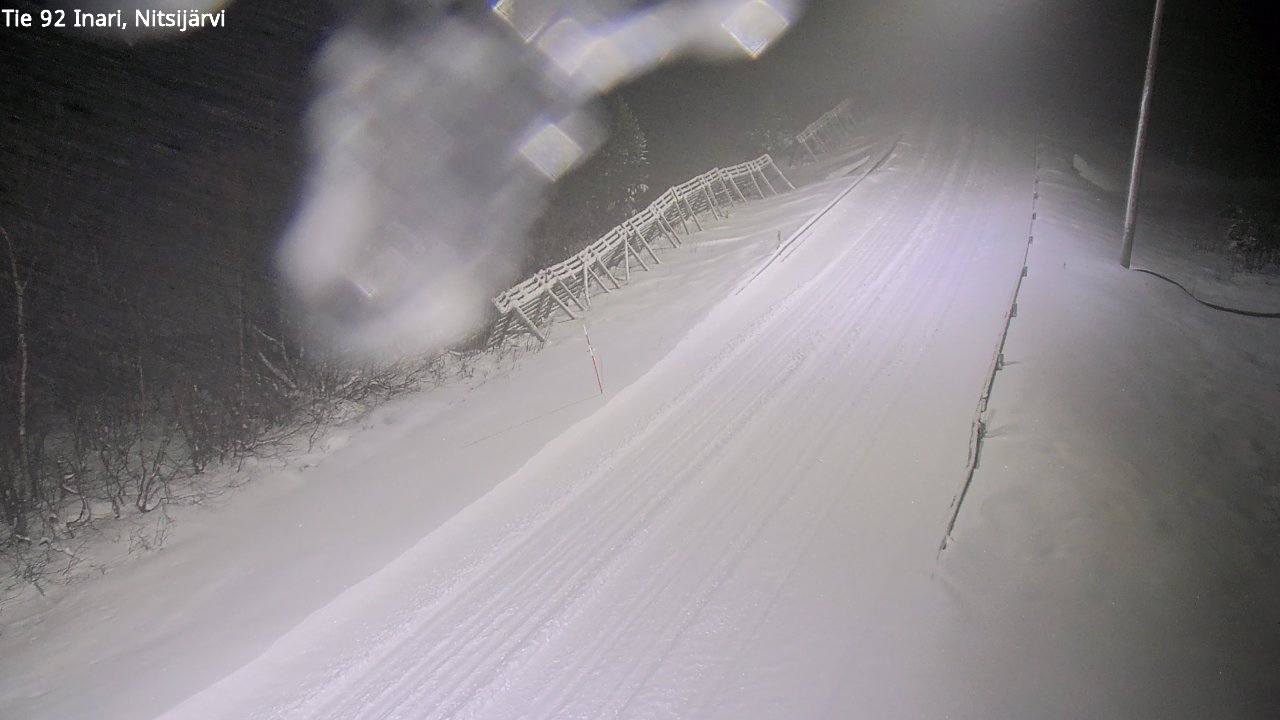 Weather Camera Image Road 92 Inari, Nitsijärvi, Inari, Lappi