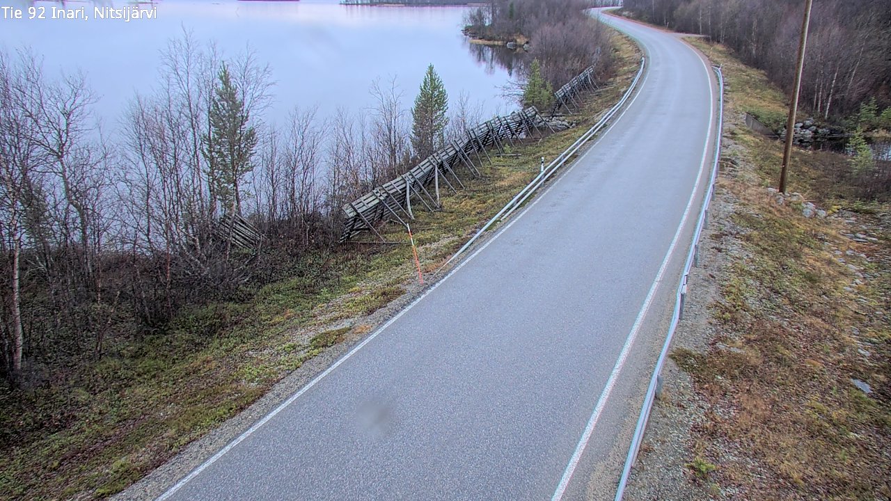 Kelikamerat Kuva Tie 92 Inari, Nitsijärvi, Inari, Lappi