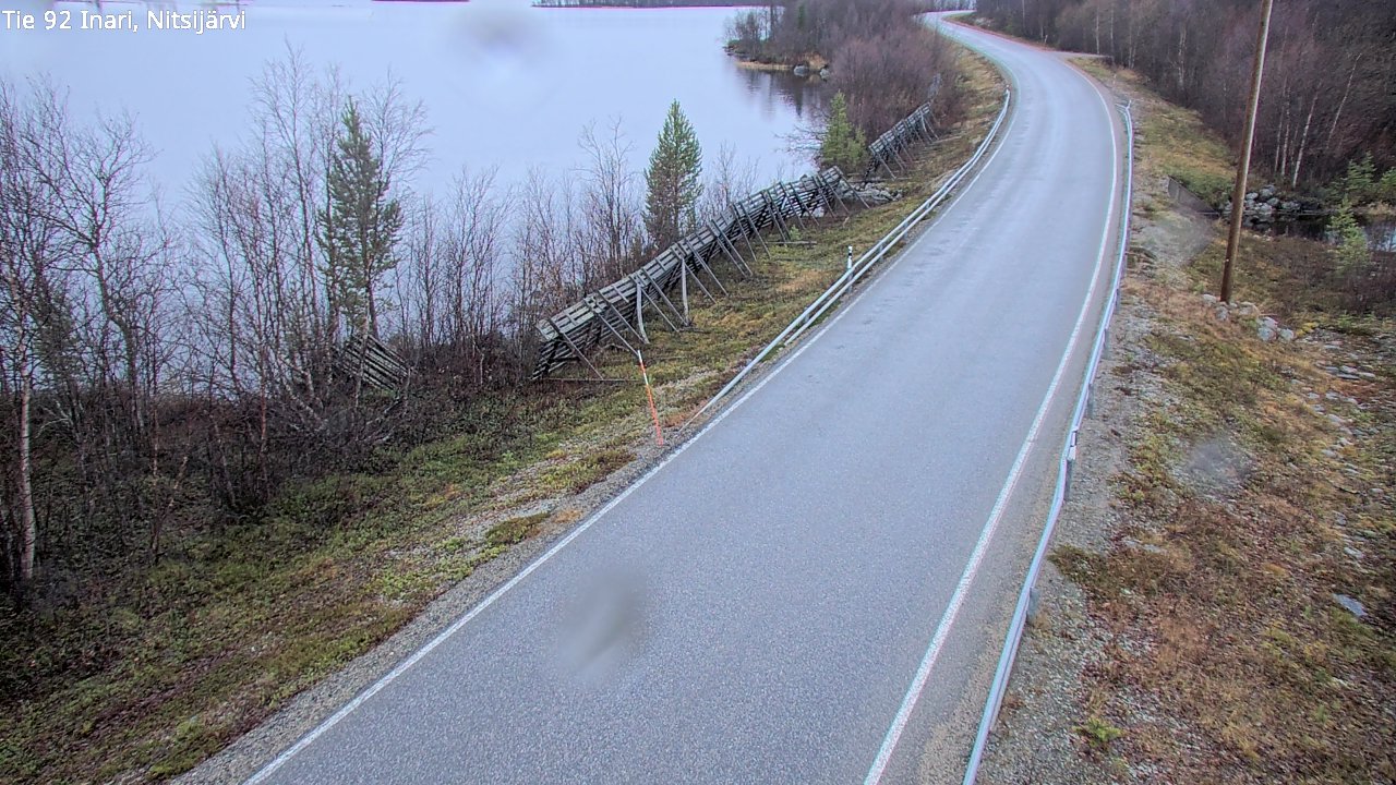 Kelikamerat Kuva Tie 92 Inari, Nitsijärvi, Inari, Lappi